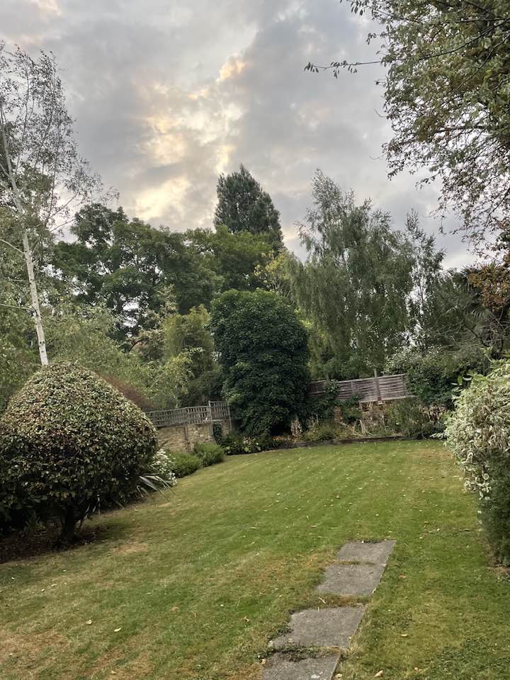 backyard in London, England